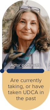 Are currently taking, or have taken UDCA in the past.